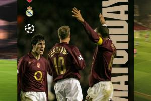 19年后再交锋!阿森纳官推回顾主场0-0皇马 你还记得首发11人吗?